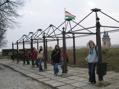 Uczniowie ZS w �egocinie na W�grzech.