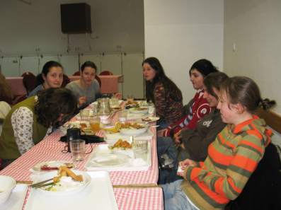 Uczniowie ZS w �egocinie na W�grzech.