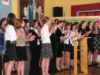 Po�egnanie absolwent�w LO.