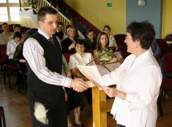 Po�egnanie absolwent�w ULO.