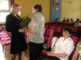 Po�egnanie absolwent�w ULO.