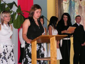 Po�egnanie absolwent�w ZSZ.