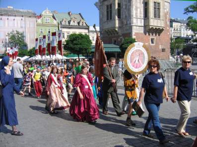 I Og�lnopolski Zjazd Rodziny Szk� �w. Jadwigi Kr�lowej.