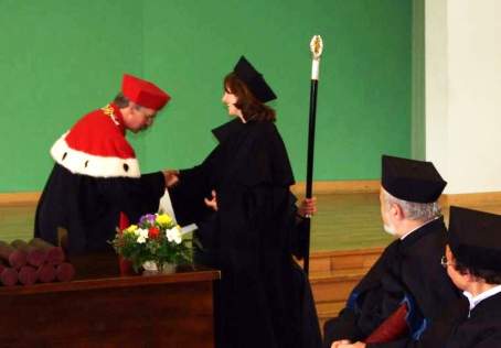 Promocja pracy doktorskiej pani Agaty Flaga.