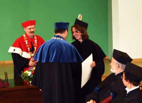 Promocja pracy doktorskiej pani Agaty Flaga.