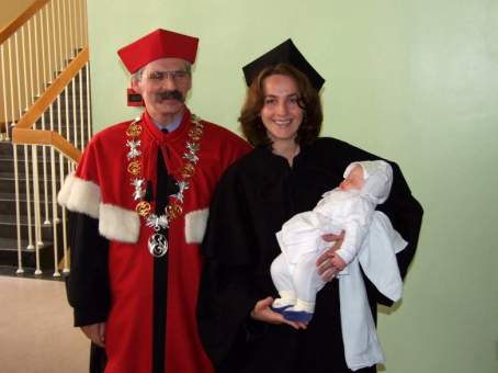 Promocja pracy doktorskiej pani Agaty Flaga.