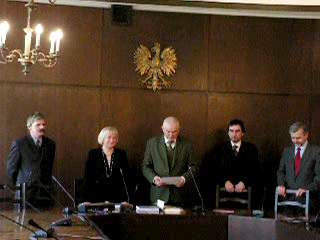 Obrona pracy doktorskiej pani Agaty P�aweckiej - Flaga.