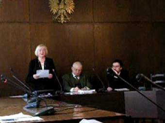 Obrona pracy doktorskiej pani Agaty P�aweckiej - Flaga.