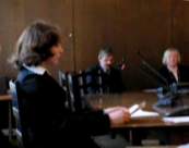 Agata P�awecka - Flaga podczas obrony pracy doktorskiej.