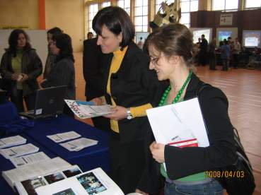 Stoisko ZS w �egocinie.