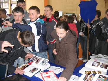 Stoisko ZS w �egocinie.