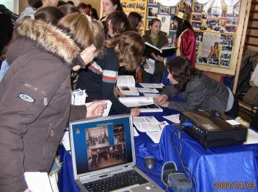 Stoisko ZS w �egocinie.