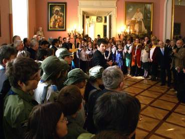 Spotkanie w Kurii Metropolitarnej w Krakowie.