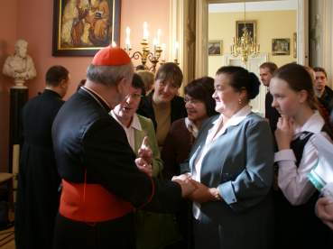 Spotkanie w Kurii Metropolitarnej w Krakowie.