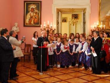 Spotkanie w Kurii Metropolitarnej w Krakowie.