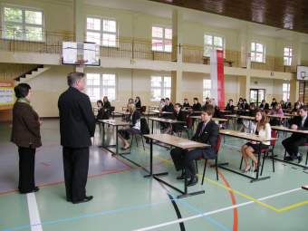 Pierwszy dzie� matur 2008.