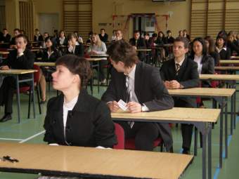 Pierwszy dzie� matur 2008.