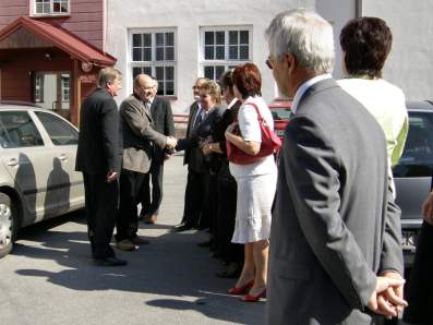 Minister Edukacji Narodowej Ryszard Legutko w ZS w �egocinie.