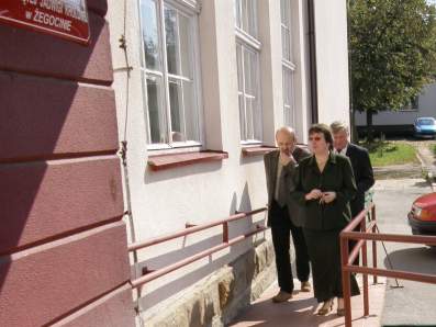 Minister Edukacji Narodowej Ryszard Legutko w ZS w �egocinie.