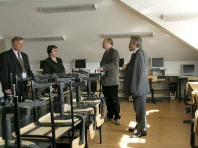 Minister Edukacji Narodowej Ryszard Legutko w ZS w �egocinie.