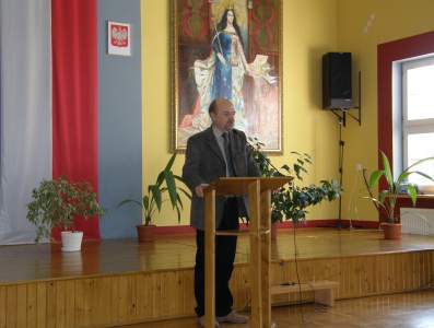 Minister Edukacji Narodowej Ryszard Legutko w ZS w �egocinie.