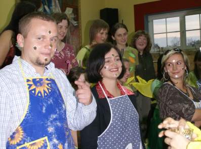 Otrz�siny pierwszoklasist�w.