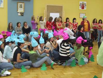 Otrz�siny pierwszoklasist�w.