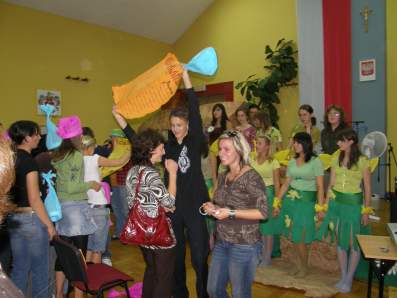 Otrz�siny pierwszoklasist�w.