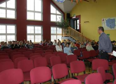 Spotkanie z policjantem. 7.11.2007.