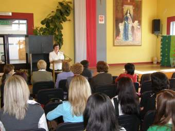 Po�egnanie absolwent�w ULO w �egocinie.