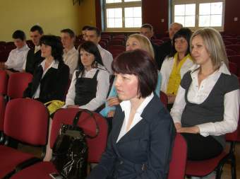 Po�egnanie absolwent�w ULO w �egocinie.