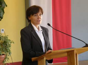 Po�egnanie absolwent�w ULO w �egocinie.