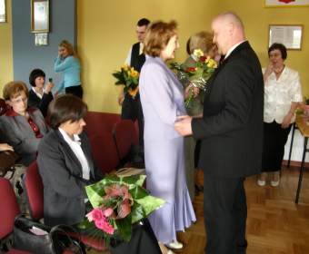 Po�egnanie absolwent�w ULO w �egocinie.