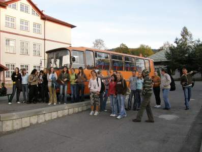 Rewizyta uczni�w Budapesti Egyetemi Katolikus Gimnazjum.