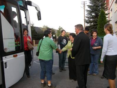 Rewizyta uczni�w Budapesti Egyetemi Katolikus Gimnazjum.