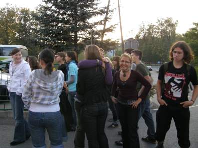 Rewizyta uczni�w Budapesti Egyetemi Katolikus Gimnazjum.