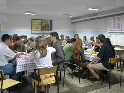 Rewizyta uczni�w Budapesti Egyetemi Katolikus Gimnazjum.