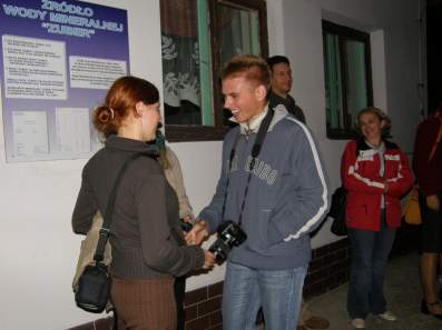 Rewizyta uczni�w Budapesti Egyetemi Katolikus Gimnazjum.