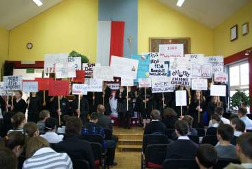 Obchody 218. rocznicy uchwalenia Konstytucji 3 Maja.