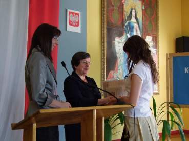 Po�egnanie absolwent�w ZSZ.