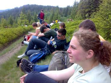 Liceali�ci na gorcza�skich szlakach.