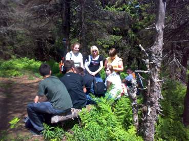 Liceali�ci na gorcza�skich szlakach.