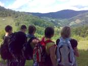 Liceali�ci w Gorcach.