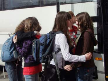 Ostatnie chwile przed wyjazdem W�gr�w.