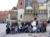 Na wawelskim dziedzi�cu.