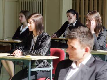 Pierwszy dzie� egzaminu dojrza�o�ci 2009 w ZS w �egocinie.