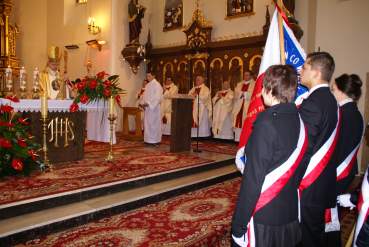 Sztandar dla ZS w �egocinie.