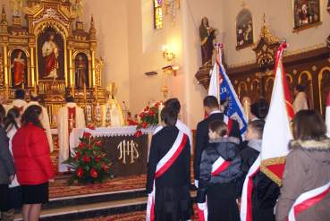 Sztandar dla ZS w �egocinie.