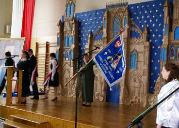 Sztandar dla ZS w �egocinie.