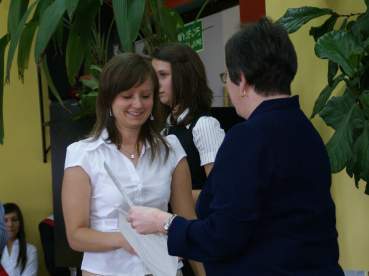 Akademia w szkolnej auli.